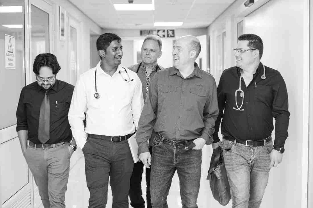 Anaesthetist providing perioperative care